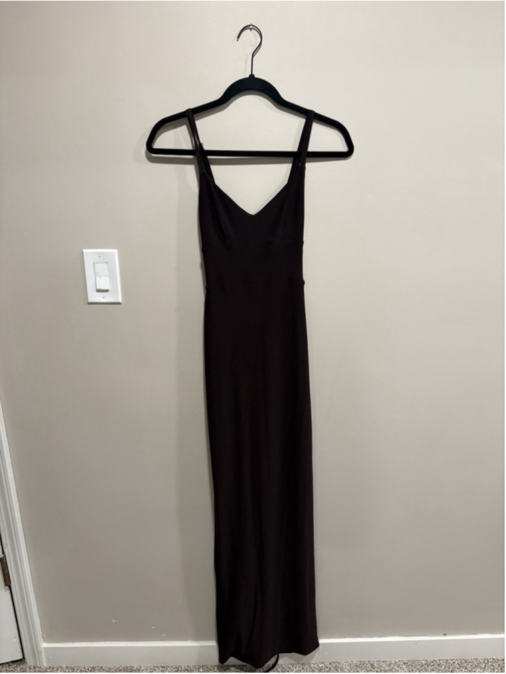 AYM Elva Maxi Dress S in Cocoa G1